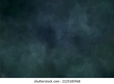 blue and green background with grunge texture, watercolor painted marbled
