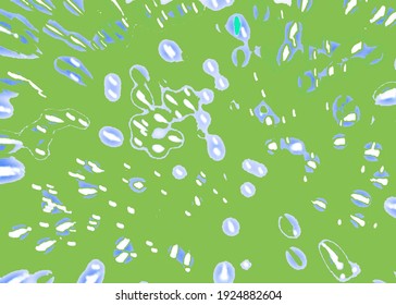 blau-grüner Hintergrund mit flüssigem Muster