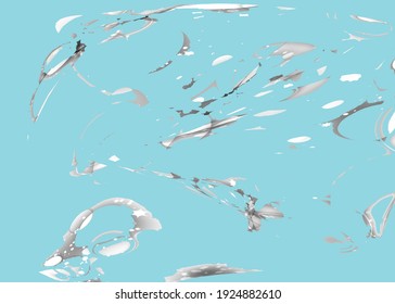 fondo azul y verde con patrón líquido