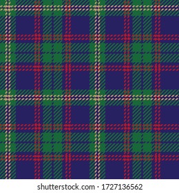 Blue, Green, Beige and red colors tartan plaid Scottish seamless pattern.Texture from plaid, tablecloths, clothes, shirts, dresses, paper, bedding, blankets and other textile products.