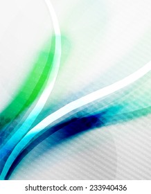 Blue green blur color wave, business layout