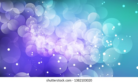 Blue and Green Blurry Lights Background