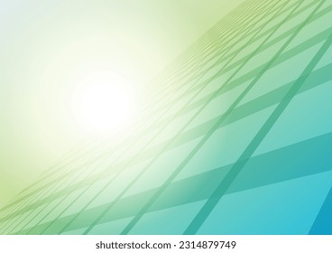 blue green business line background