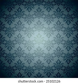 Blue and green classy wallpaper background design with seamless design