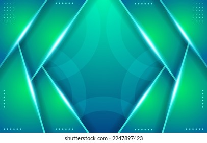 Blue Green Color Combo Abstract Background