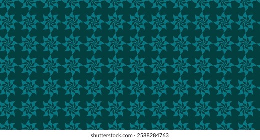 Blue green color Elegant Trendy Geometric floral seamless patterns background graphic ornaments Vector tile pattern, Lisbon Arabic Floral Mosaic, floral pattern for wallpaper , fabric, textile.