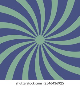 Blue Green Dynamic Spiral Design