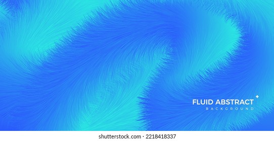 Blue and green fashion plush texture distorted gradient abstract background