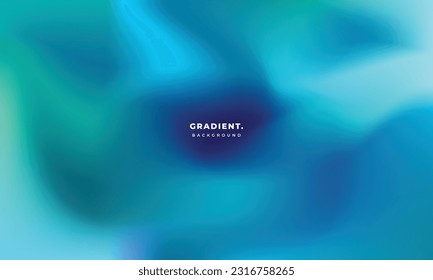 Blue and green fluid gradient mesh background template copy space. Colour gradation backdrop design for poster, landing page, banner, leaflet, pamphlet, cover, booklet, magazine, or flyer.