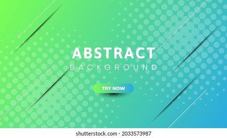 blue green gradient background with halftone