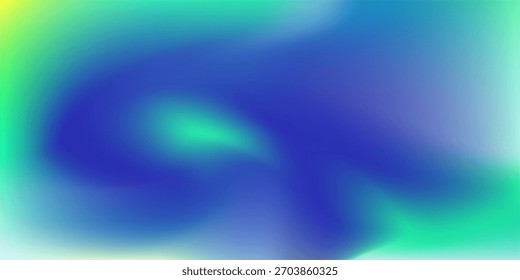 Fondo verde azul del degradado con el desenfoque suave para el diseño y el Fondo de pantalla digitales modernos