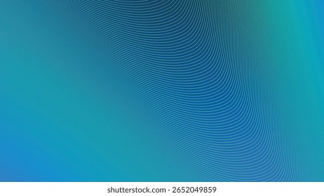 Fondo degradado verde azul con patrón de línea rayada para un diseño visual fresco, moderno y dinámico