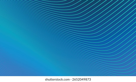 Fondo degradado verde azul con patrón de línea rayada para un diseño visual fresco, moderno y dinámico