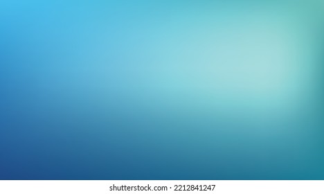 Blue And Green Gradient Blur Background. Vector Light Turquoise Color. Abstract Teal Illustration Design For Ocean And Aqua Concept. EPS 10.