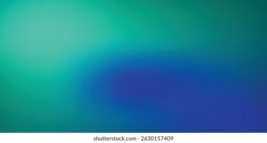 Blue and green gradient studio room, abstract background pattern, walls and floor reflect neon lights. vector illustration eps10