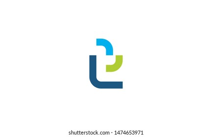 Blue Green Initial Letter T Architect Logo Design Inspiration