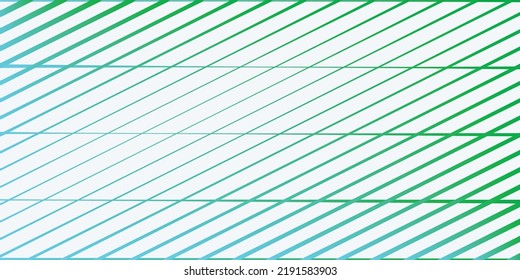 Blue and green line and white abstract background