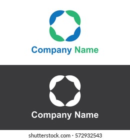 Blue and Green logo concept