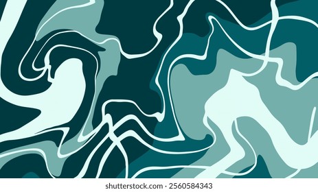Blue Green Marble Abstract Background, Natural Texture Marble Style.