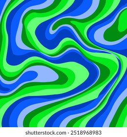 blue green marble liquid pattern with wavy wave pattern background.