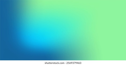 Blue green mesh gradient background. Vector illustration for website, wallpaper, banner, poster, flyer, brochure