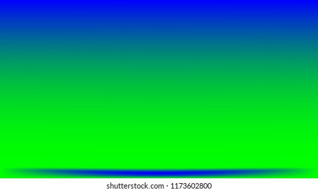 Blue and green mesh gradient vector background with copy space