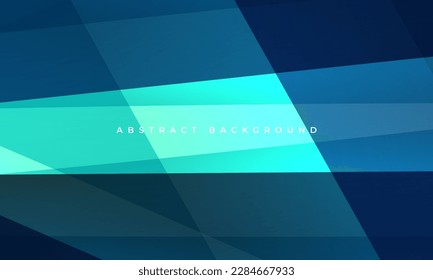 Fondo abstracto moderno azul y verde con formas geométricas diagonales. Ilustración del vector