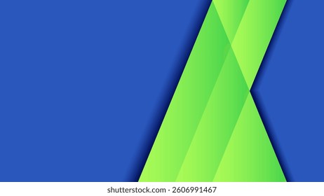 Blue and green modern papercut background with layered abstract design. Perfect for branding, web, social media, and print. High-quality vector, fully scalable and editable