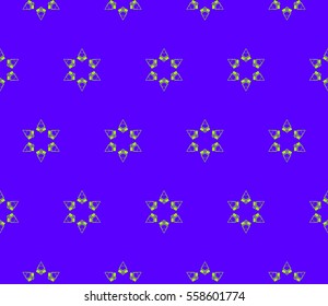 Blue and green modern stylish texture.Stylish background with fancy elements. Vector seamless pattern.