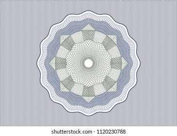 Blue Green Money Style Rosette Stock Vector (Royalty Free) 1120230788 ...