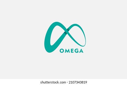 Blue Green Motion Infinity Logo isolated on White Background. Usable for Business and Technology Logos. Vector Logo Design Template Element.