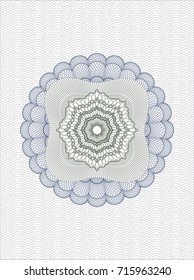 Blue and green passport money style rossete