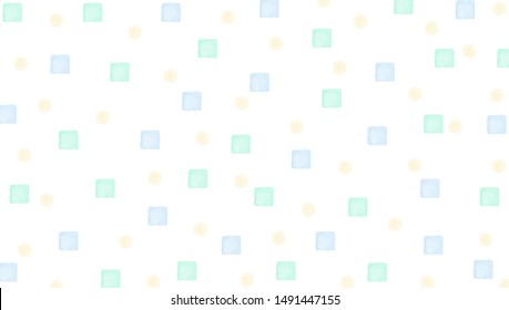 Blue green pastel  square vector background. illustration wallpaper for template website design and banner social media advertising. Beautiful sweet backdrop. 