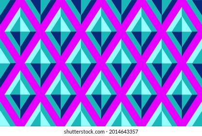 blue green pink background Abstract low poly triangle texture