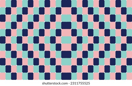 blue, green and pink checkered background seamless repeat patterns, replete image patter design for fabric printing or background wallpaper
