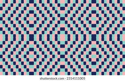 fondo color azul, verde y rosa a cuadros sin inconvenientes, patrones de repetición, diseño de patrones de imagen para impresión de tela o fondo de fondo