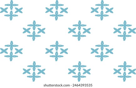 blue green plus seamless pattern with diamond X cross geometric repeat pattern subtle seamless blue and light blue background design on fabric printing or wallpaper or packing print checkerboard 