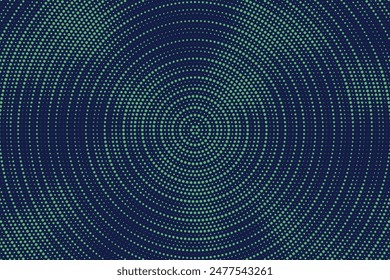 Blue and green pop art retro background with halftone in comics style background. Abstract halftone background fit for social media post, presentation banner, poster, flyer, business card and more.