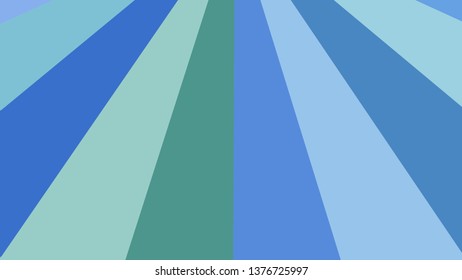 Blue and Green Radial Background