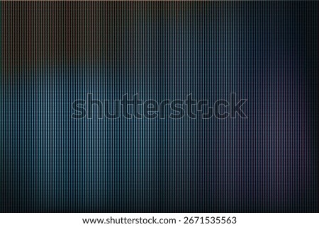 Blue, green and red LEDs on a TV screen. Close-up. RGB background on screen. vector illustration