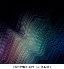 Blue, Green and Red vector background with curves. Gradient illustration in simple style with bows. Pattern for booklets, leaflets.