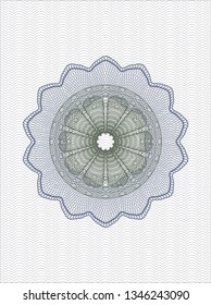 Blue and green rosette (money style emblem)
