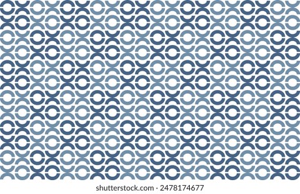 Blue and green seamless pattern with circles, Fuzzy spin spiral block repeat seamless pattern, design for fabric print or wallpaper, checkerboard, chessboard, check