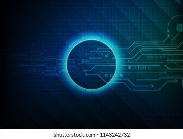 Blue Green Shade Technology Background Vector