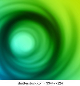 Blue green smooth twist light lines vector background. Good for Brochure, Presentation, Advertising Banner, Flyer or Poster design.