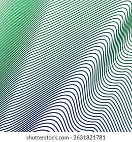 Blue green stripes line pattern abstract background