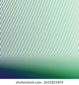 Fundo abstrato de padrão de linha de listras verde azul