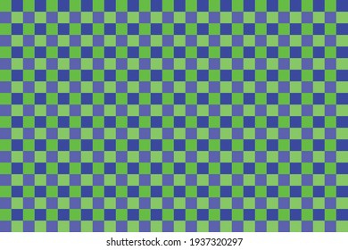 Blue and green tablecloth. Texture for textile products. Vector pattern