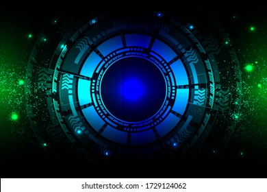 blue and green technology abstract background vec tor illustration