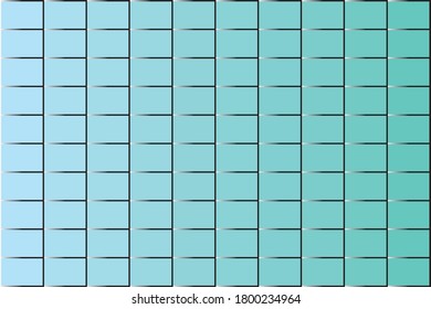 Blue and green tile background. Vector background.
